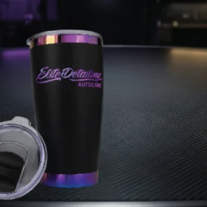 Retro Elite Detailing Black & Purple Tumbler
